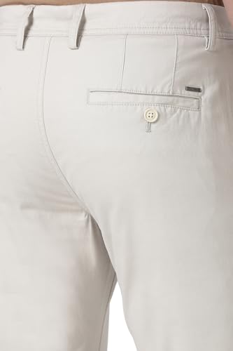 Image of Peter England Men's Skinny Fit Mid Rise Premium Casual Trouser Chinos