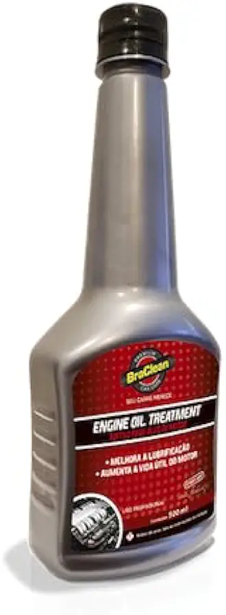 Aditivo Tratamento para Óleo de Motor, 500ml, Profissional, Original, Para Carros Cansados e Fumando, Melhora Lubrificação e Vida Útil - BraClean