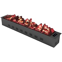 Water Vapor Fireplace Embedded 3D Atomization Electric Fireplace Living Room Decoration Charcoal Simulation Flame Home Background Wall Humidifier Electric Fireplaces Electronic Fireplace  Size C