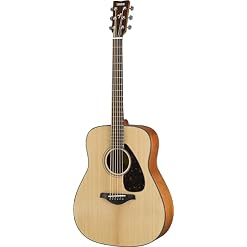 Yamaha FG800MNTIIRL Guitare Folk Finition Naturelle Mate – Guitare acoustique avec une sonorité riche et authentique – Guitare pour débutants, adultes & adolescents – Guitare 4/4 - Les Beatles, Paul McCartney, John Lennon, RIngo Starr, George Harrison