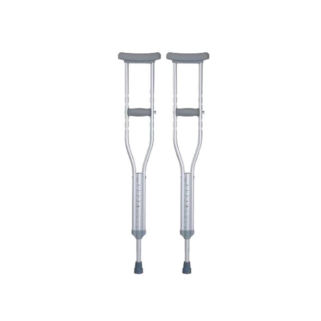 GCX- Muletas for Las Axilas, muletas for Personas Mayores, bastón Ligero, bastón Antideslizante médico, telescópico Ajustable en Altura Firma (Size : 112-132cm)