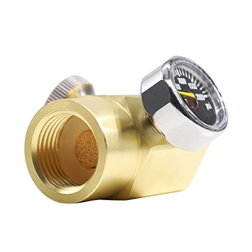 Adaptador de recarga de cilindro de co2 garrafa de refrigerante de latão grande para pequeno mini co