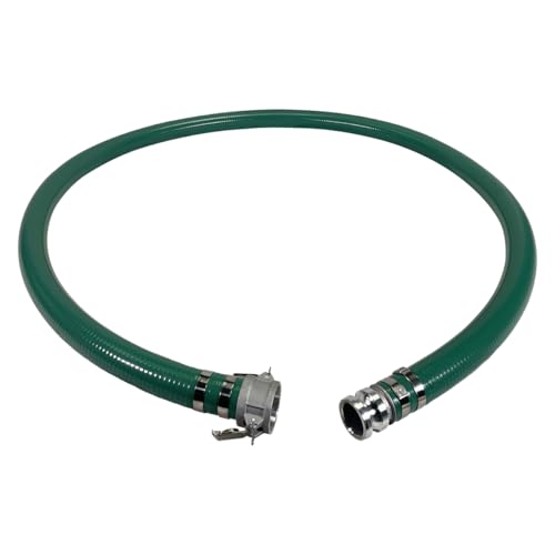 Gloxco Heavy Duty Green PVC Suction Hose Assembly for Water