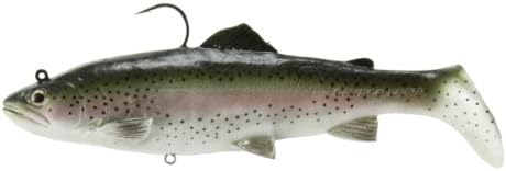 Okuma Fishing Tackle Savage Gear Real Trout Swimbait Slow Sinking Lure, Light Trout, 7-Inch - 2 2/3-Ounce