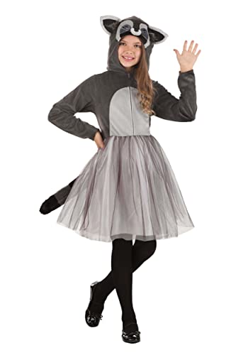 Disfraz completo de mapache tutu para niñas miniatura 2