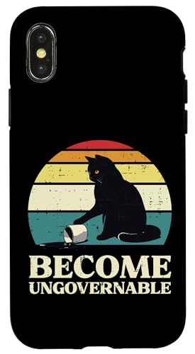 Black Cat Become Ungovernable qL j  LbY X}zP[X iPhone X/XS p