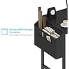 Lufeiya Small Desk for Small Spaces, 32 Inch Kids Girls Study Writing Desks for Bedroom, Simple Modern Laptop PC Little Side Table with Storage Bag Headphone Hooks, Black
