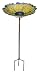 Regal Art & Gift Birdbath/Feeder Stake, Yellow