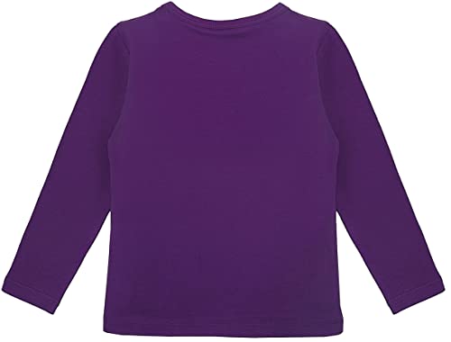 Image of Lilax Girls' Basic Long Sleeve Round Neck Cotton T-Shirt