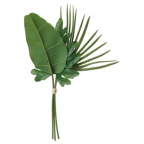 Artificial leaf, in/outdoor/tropical plant bouquet, 39 cm + Free finchley pen (39 cm, 2)