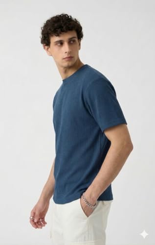 Image of Zilcon Men's Casual Round Neck T-Shirt Short Sleeve T-Shirt Summer Beach Hippie T-Shirt