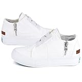 JENN ARDOR Wedge Sneakers for Women Lightweight Platform Shoes High Top Fashion Sneakers Hidden Wedg