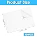 100 Pcs Matte Self Adhesive Laminating Sheets, 8.4 x 12.2 Inches Matte Finish Self Sealing Lamination Sheets, Clear Laminating Sheets No Machine Needed Self Sealing Laminate Sheets