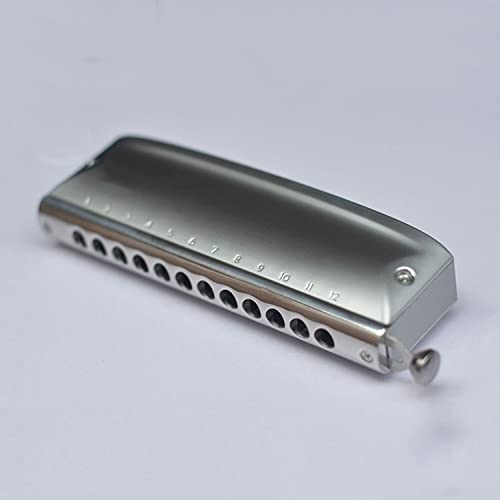 MEIeynt Harmonica chromatique C Key 12 Trous 48 Tons Harmonica d’orgue à Bouche chromatique pour Adultes, Harmonica… - Les Beatles, Paul McCartney, John Lennon, RIngo Starr, George Harrison MEIeynt Harmonica chromatique C Key 12 Trous 48 Tons Harmonica d'orgue à Bouche chromatique pour Adultes, Harmonica… – Image 3