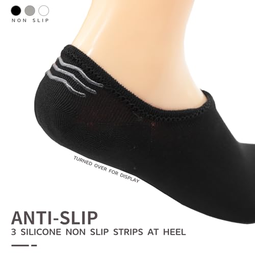 No Show Socks Womens 9 Pairs Invisible Liner Ankle Socks Non Slip Low Cut Socks for Flats Sneakers3