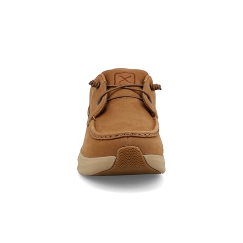 Twisted X Men's EZ ON Feather X Slip-On Casual Shoes, Golden Brown, 9 M by Twisted X - Used condition - Image 4