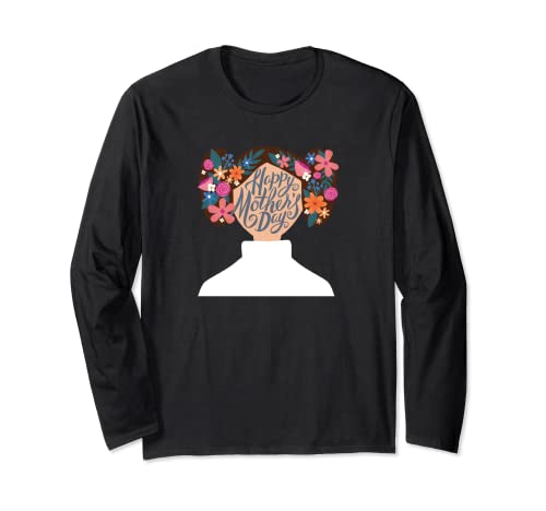 T-shirt Star Wars Leia Florals un cadeau idéal pour la Fête des Mères