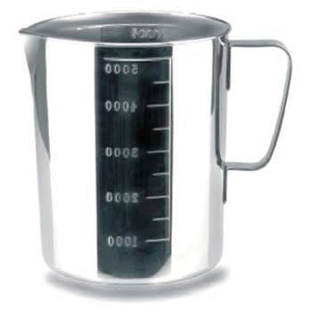 EDA Broc 5L - Pichet En Plastique Gris Galet Fabriqué En France - 24,5 X 19 X 34 Cm