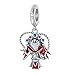 Holibanna 1PC Creative Sichuan Opera Doll Charm Bracelet Bracelet Charm Pendentif Décor