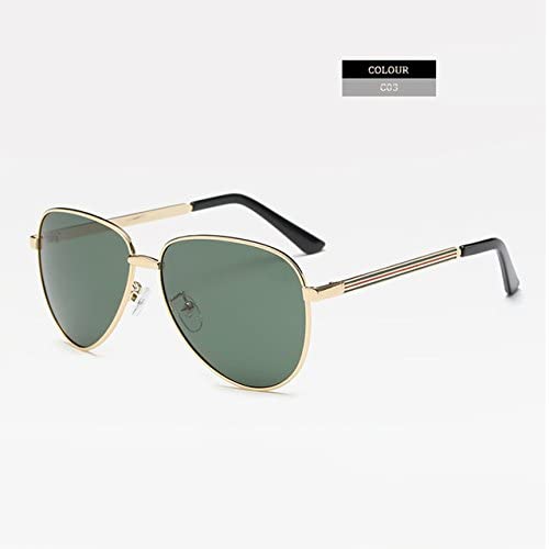 Ubersweet® C03 Polarized Sunglasses Toad Women Men Aluminum Frame UV400 TAC Mirror Lens Driving Fishing Glasses Classical ...