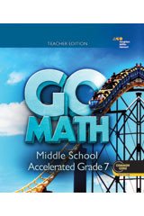 Hardcover Go Math! Accelerated 7 2014 Book