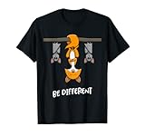 Lustiges Fuchs Fledermäuse Be Different Tierliebhaber T-Shirt