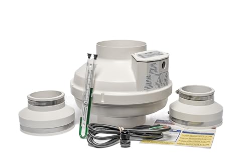 Image of Festa AMG Legend Radon Fan - 3 inch Installation Kit - Quiet and Energy Efficient Radon Mitigation Inline Fans - High Performance 6 inch Duct Fan