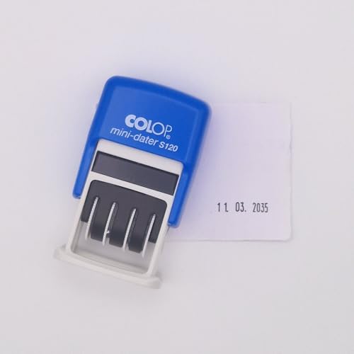 Colop Datumstempel S120 Datum in Ziffern International, 4 mm, 104686, Schrifthöhe 4 mm