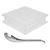 Cuillère à caviar : outil de fabrication de caviar multi-trous, peut répondre à vos besoins de cuisine quotidiens, apporter beaucoup de commodité à la vie quotidienne, outil de fabrication de caviar