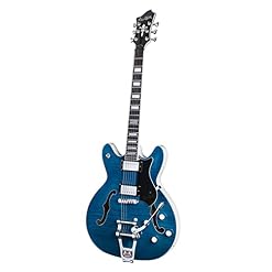Hagstrom Tremar Vinking DLX Flamed Cloudy Seas – Guitare électrique - Les Beatles, Paul McCartney, John Lennon, RIngo Starr, George Harrison Hagstrom Tremar Vinking DLX Flamed Cloudy Seas - Guitare électrique – Image 3
