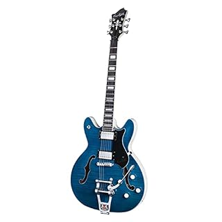 Hagstrom Tremar Vinking DLX Flamed Cloudy Seas – Guitare électrique - Les Beatles, Paul McCartney, John Lennon, RIngo Starr, George Harrison Hagstrom Tremar Vinking DLX Flamed Cloudy Seas - Guitare électrique – Image 3