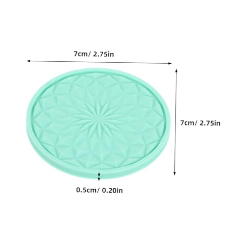Portavasos para carro 12 piezas PVC color azul cielo miniatura 2