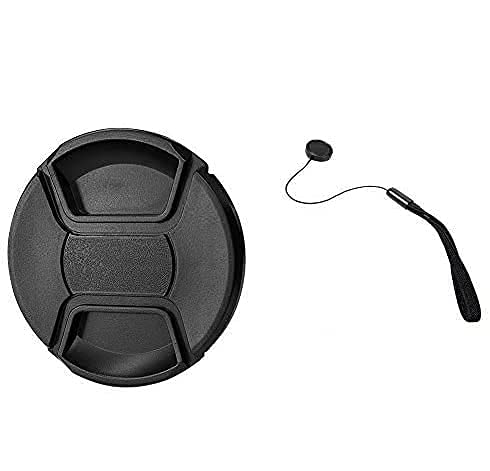 HIFFIN 77 MM Snap-On Front Lens Cap/Cover for Canon, Nikon, Sony, Pentax All DSLR Lenses