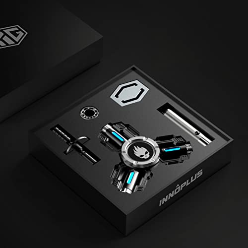 Image of INNOPLUS Fidget Spinners, Fidget Spinner Gifts for Adults, Finger Hand Spinner, Metal Fidget Spinner, Fidget Toys, Fidgets for Teens, Stress Anxiety ADHD Relief Figets Toy, Luminous Night Effects