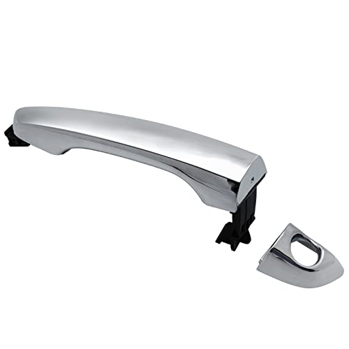 X4Xz Chrome Exterior Outside Door Handle Front Left Driver Side With Cover For 2017-2020 Hyundai Elantra Sedan 82651-F2010 #TOP15