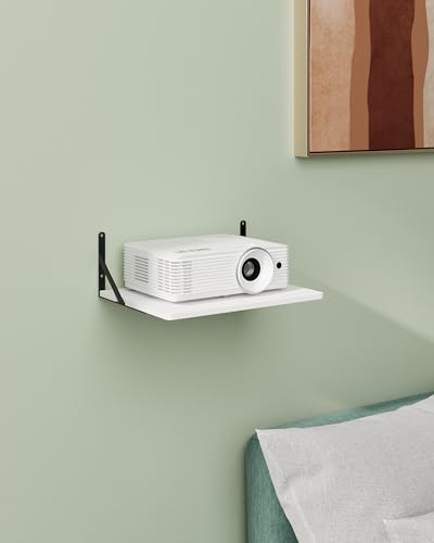 image for AREAJD Black White Small Mini Projector Mount, Projector Shelf/Cable B