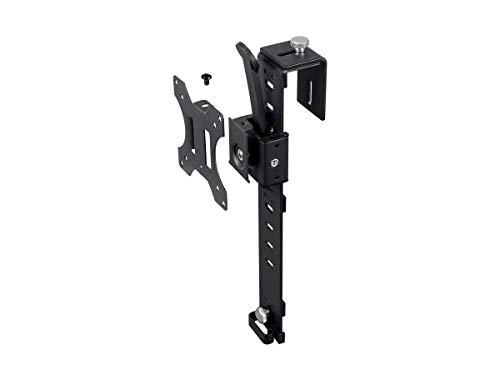 Monoprice Cubicle Flat Panel Monitor Mount - 10 Easy Height Adjustments, Up to 17.6lbs, Black - Workstream Collection - image 5