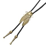 Ancsttu String Ties Für Männer,Western Krawatte - Zikaden Design Western Cowboy Halskette und Krawatte - Für Frauen Familie Jugend Kostüm Cosplay Accessoires Barkeeper Reisen
