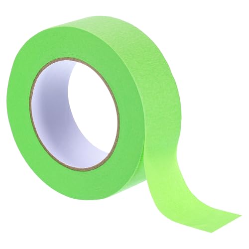 Image of Masking Tape Green Painters Tape Paper Tape [for Crafts DIY Walls Painting Packing Automotive Home Decoration Teaching]- 1.7 Inch x 60 Yards /1 Roll