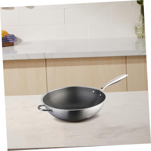 Wok de Acero Inoxidable con Mango Doble y Revestimiento Antiadherente miniatura 4