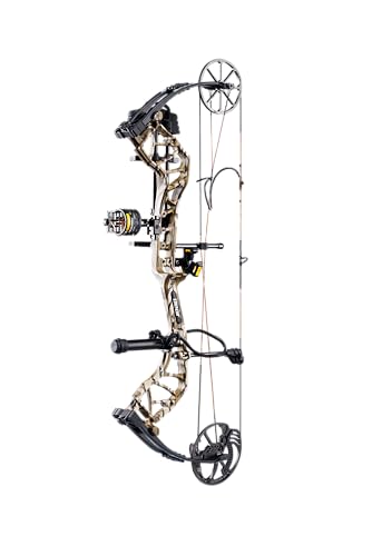 Bear Species XT Ready to Hunt Compound Archery Bow, 70lb. Draw Weight, Right Hand, Mossy Oak Bottomland/Black
