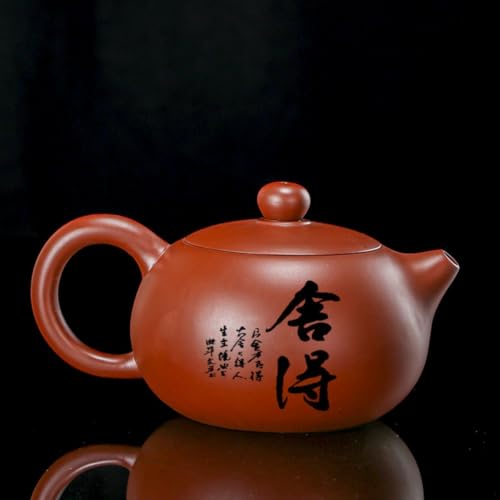 Tetera de arcilla púrpura Yixing para juego de té hecho a mano 500CC 2