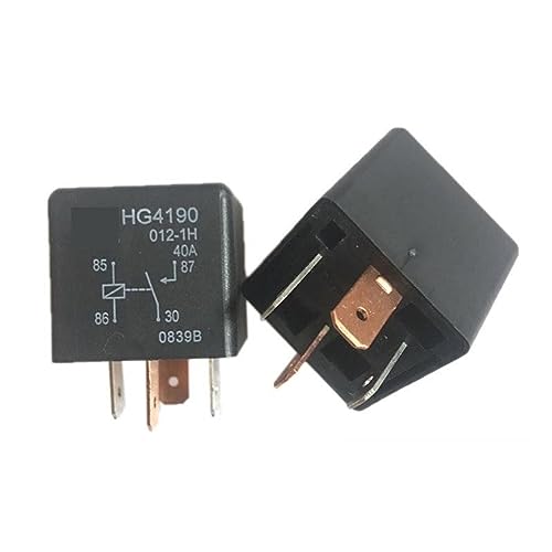 Relais 12V 40A HG4190 012-1H évite la surchauffe du circuit électrique 4 broches