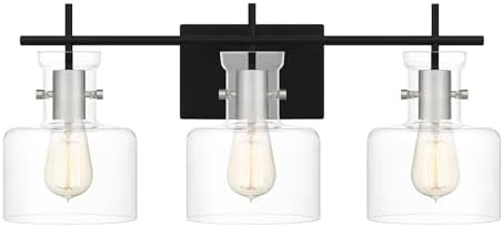 Quoizel Pensbury 3-Light Matte Black Vanity Light