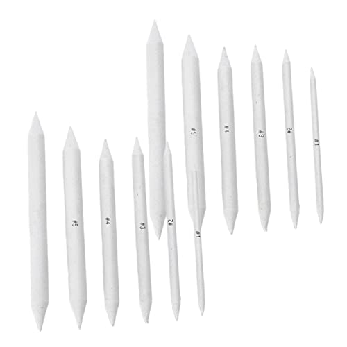 CIMAXIC 2Sets Blending Stumps for Drawing Professional Art Tools for Smoothing Blending Pastels Graphite Durable Sketching Supplies for Artists