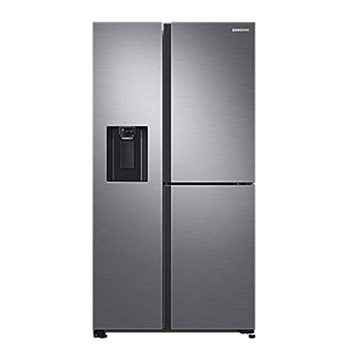 Geladeira Samsung RS65R Frost Free Side by Side 3portas com Dispenser de Água e Gelo 601L Inox 220 v 602 l prata