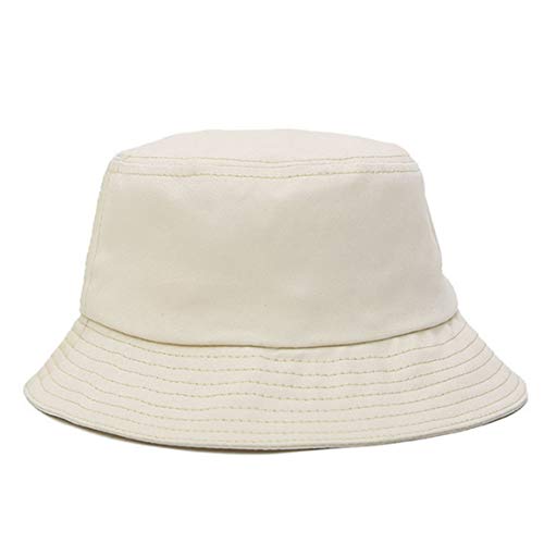 FISHSHOP Unisexe Chapeau de pêcheur Chapeau de Seau Pêcheur en Coton Bonnet UV Protection de Soleil Bucket Hat pour Soleil Plage Camping Randonnée Cover