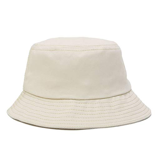 FISHSHOP Bucket Hat Unisex Cotton Sun Cap Reversible Fishing Fisherman Hat Foldable