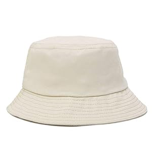 FISHSHOP Bucket Hoed Unisex Katoen Zonnekap Omkeerbare Vissershoed Vouwbaar
