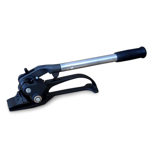 IDL Packaging S-249 Pusher Feedwheel Tensioner for 3/4" to 1 1/4" Steel Strapping - Heavy-Duty Banding Tool for Bundling Pipes - High Tensile Metal Strapping Tensioner with Long Service Life